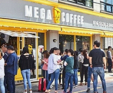 【메가커피 】월 수익 1015만【부천시 원미구】입지 , 가시성 우수 커피창업추천 