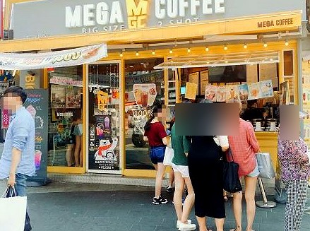 ★『강남 메가커피창업』고매출매장 단독진행중인 매장입니다 순익1800만 급한 매장★