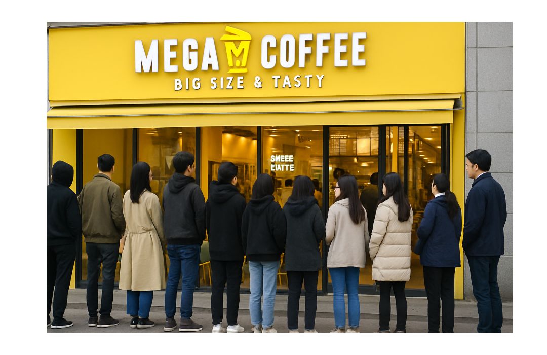 ★인천★메가커피 창업! / 창업몰 단독진행 매장! / 먹자상권! / 홀 비중높음!