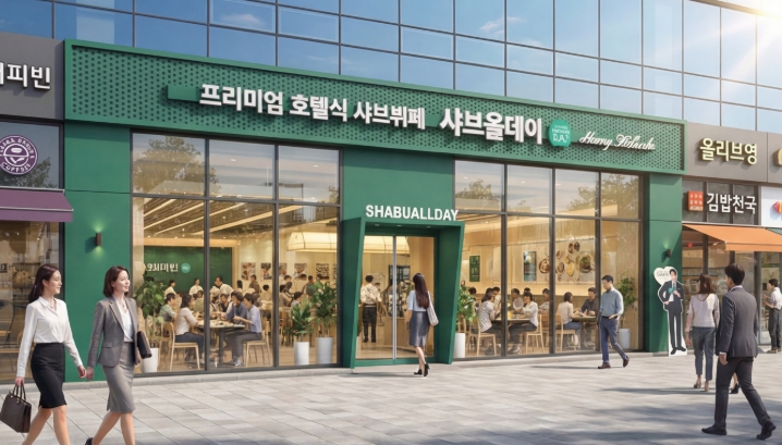 수원★샤브올데이 창업!  시간 없습니다! 배달 없는매장!