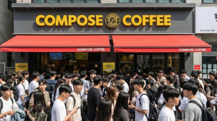 ★강남★컴포즈커피 창업!/창업몰 단독진행 매장!/강남 메인상권!/배달 절대 없음!