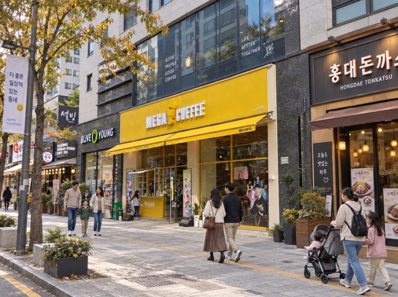 【동탄 메가커피 양도양수 창업】저렴한 권리동탄 소자본창업/저가커피창업/초보창업추천